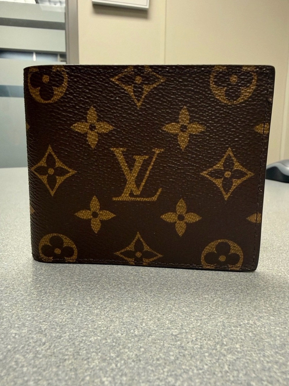Louis Vuitton Monogram Canvas Bifold Wallet — Brown/Gold Monogram